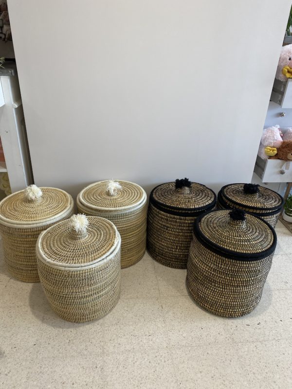 Grand panier 40*40cm pompons – Image 3