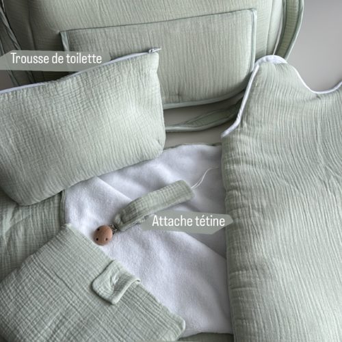 Coffret personnalisé vert pastel